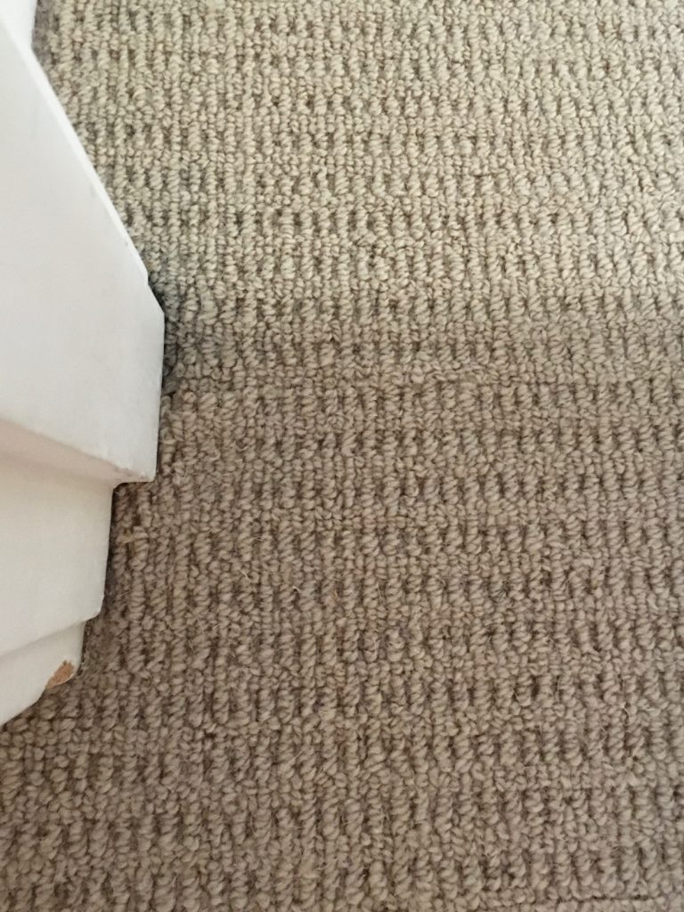carpet repair after